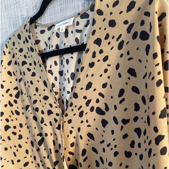 Animal print dress, leopards spots wrap dress - Picture 4 of 6